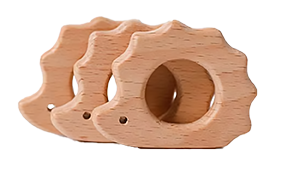 Houten bijtring egel – beukenhout