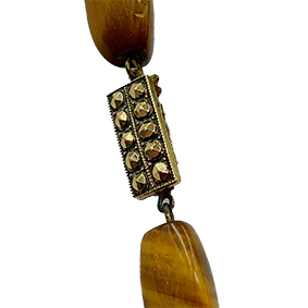 Uniek tijgeroog collier