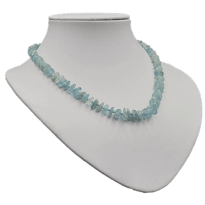 Aquamarijnen collier