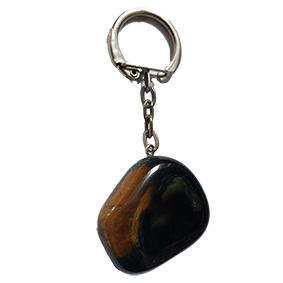 Tijgeroog sleutelhanger