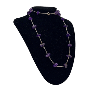 Design collier met amethist