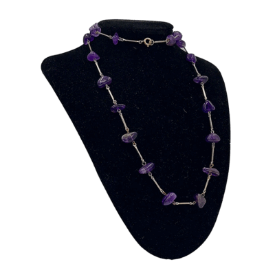 Design collier met amethist