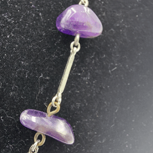 Design collier met amethist