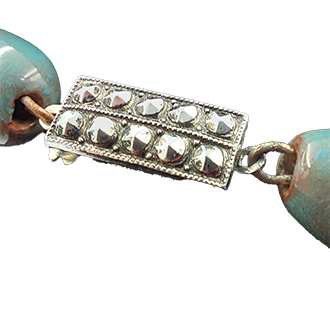 Turquouise collier met armband