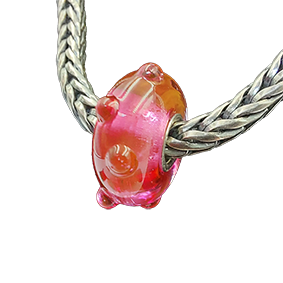 Trollbead pink bud vintage
