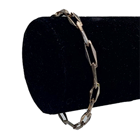 Zilveren armband met luxe ankerschakel