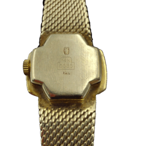 Prisma incabloc gouden 14k dameshorloge JPC