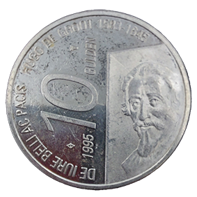 Zilveren 10 gulden munt 1995