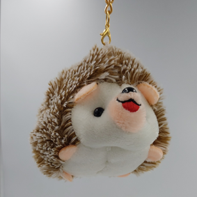Lachende egelsleutelhanger