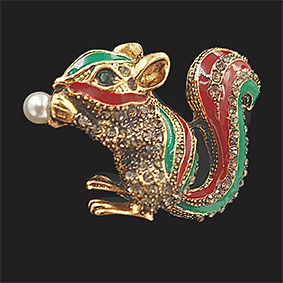 Eekhoornbroche parel