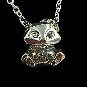 Eekhoornbedel voor Trollbeads e.d.