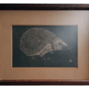 Japanse grafiek met egel