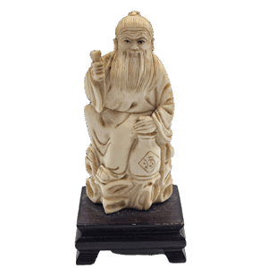 Aziatisch beeldje van wijze man