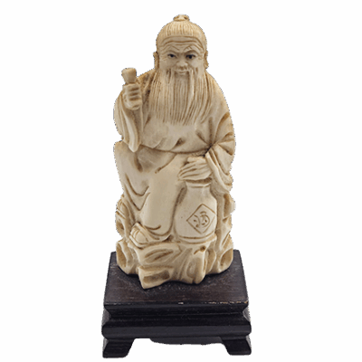 Aziatisch beeldje van wijze man