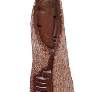 Shona beeld, gestileerd gezicht in steen