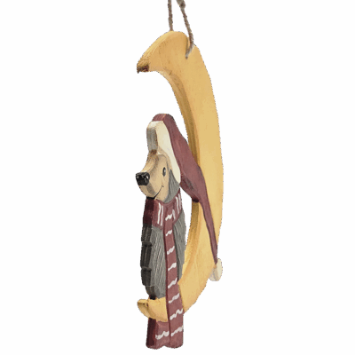 Houten kerstornament