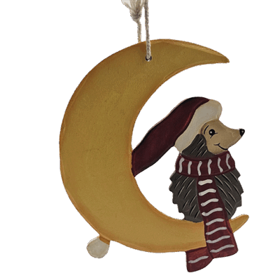 Houten kerstornament