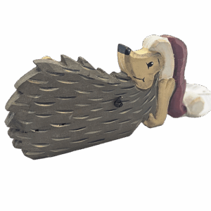 Houten liggende kerstslinger