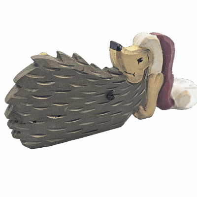 Houten liggende kerstslinger