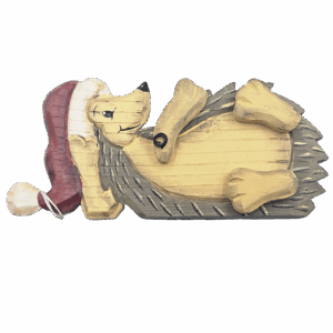 Houten liggende kerstslinger