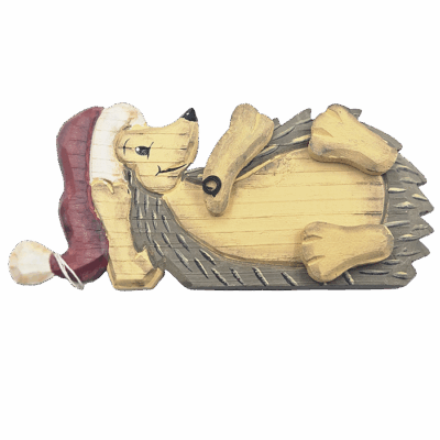 Houten liggende kerstslinger